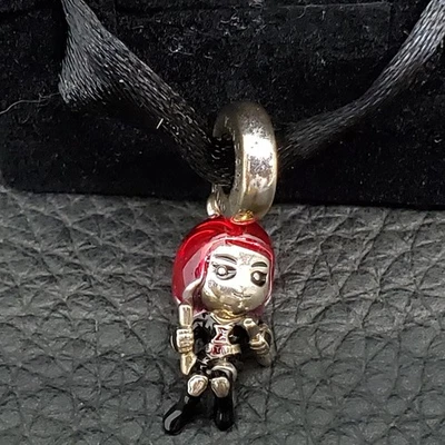 Genuine Pandora Marvel The Avengers Black Widow Dangle Charm Actually I Can  - Image 1 of 4