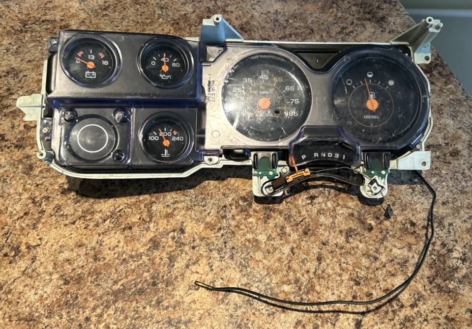 Camión Chevy GMC 1986 87 blazer suburbano K5 K10 C10 C20 velocímetro calibre clúster Foto 1 de 4