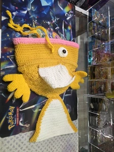 Cartoon Shiny Magikarp Hand Knit Woolen Hat Funny Anime Creative Warm Knit Hat - Picture 1 of 2