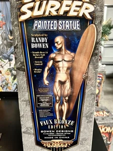 Bowen Designs Silver Surfer Faux Bronze Full Size Statue 🔥 #36/450 BRAND NEW! - Picture 1 of 4