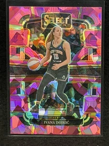 2024 Panini Select WNBA #28 Ivana Dojkic Prizms Pink Ice - Picture 1 of 2