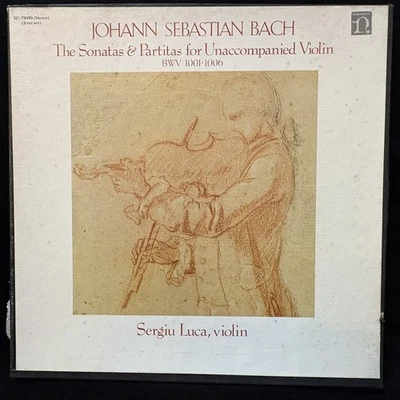 SERGIU LUCA violin - BACH Sonatas & Partitas for Solo Violin ST 3LP BOX 1977 - Image 1 of 4