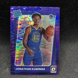 Jonathan Kuminga 2021-22 Donruss Optic #190 Purple Pulsar Rated Rookie Warriors - Picture 1 of 2