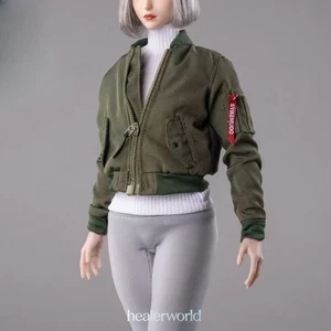 Weibliche Soldatin Jacke Top Mantel Kleidung passend für 12" Actionfigur 1/6 Krieger - Bild 1 von 10