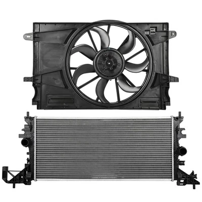 Electric Engine Radiator Cooling Fan Kit For Chevrolet Cruze 2017 2018 2019 1.4L Foto 1 de 4