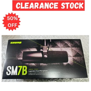 Shure SM7B Cardioid Dynamic Vocal Broadcast Microphone Sealed in box Black - Picture 1 of 14
