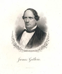 Portrait die proof, James Guthrie, US Treasury Secretary 1853-1857, BEP - Picture 1 of 5