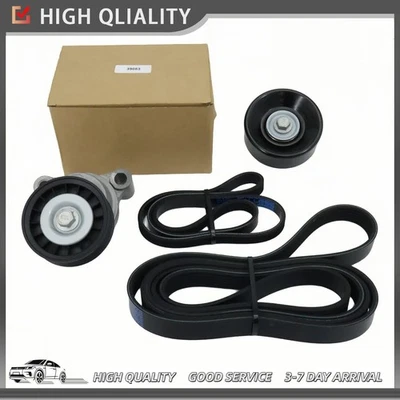 For Chevrolet Silverado 1500 V8 2009-2013 4x Serpentine Belt Drive Component Kit Foto 1 de 4