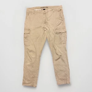VTG US Polo Assn. Mens 38 x 32 Stretch Cargo Pants Khaki Ralph Lauren - Picture 1 of 15