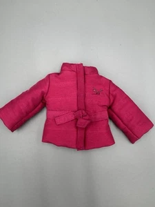 American Girl SMALL gorący różowy płaszcz 2016 z przodu - Zdjęcie 1 z 7