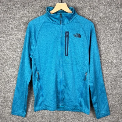 The North Face Mens Full Zip Fleece Jacket Blue Medium Outdoor - Image 1 of 4