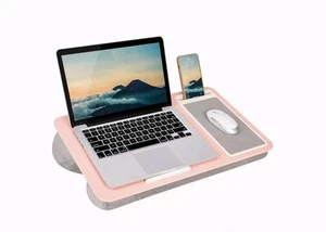 Home Office Lap Desk mit Geräteleiste Mauspad und Telefonhalter - Rosa - Fi... - Bild 1 von 7