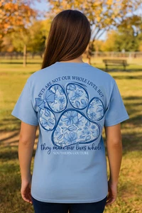 Southern Couture Classic Pets Are Not Paw T-Shirt - Picture 1 of 9