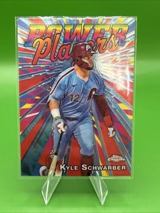 2025 Topps Chrome - Power Players Kyle Schwarber #PP-15 - Picture 1 of 2