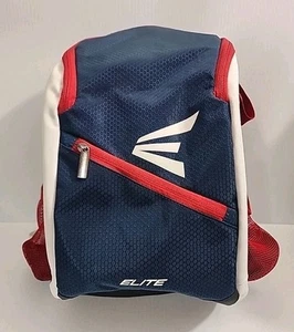 Easton Walkoff Elite Baseball Softball Bag Red White Blue Backpack Holds 2 Bats - Picture 1 of 11
