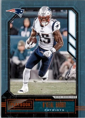 2020 Panini Playbook Orange #41 N'Keal Harry - FB - Image 1 of 2