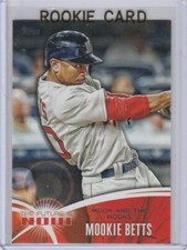 MOOKIE BETTS ROOKIE CARD Red Sox 2014 TOPPS BASEBALL $$ RC Los Angeles Dodgers!