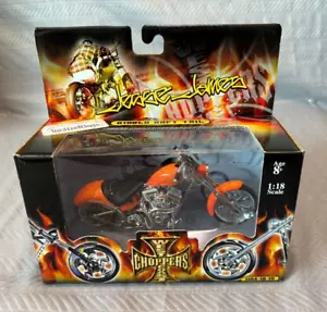 Jesse James West Coast Chopper JJ04-18-19 -Diablo Softtail Orange- Die Cast 1:18 - Picture 1 of 2