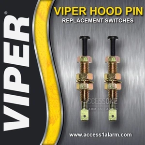 Par de interruptores de pasador de capucha de repuesto Viper 4202V y Viper 5301 - Imagen 1 de 3