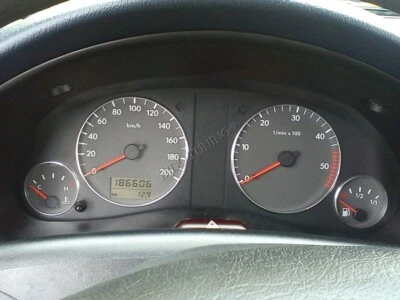 Instrumento de tablero para Ford Galaxy mk1 1995-2000 anillos cromados aluminio pulido X4 Foto 1 de 4