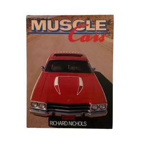 Muscle Cars Hardcover Book by Richard Nichols 1987 Ford Pontiac Mopar Mustang - Picture 1 of 6