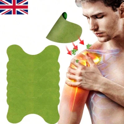 50/100x Knee Pain Relief Patches Wellnee Wormwood Sticker Waist Joint Ache Pad