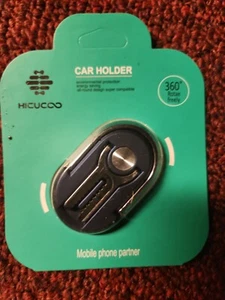 360 Rotation Stand Multipurpose Car Mount Holder Ring Mobile Phone Bracket 3 in1 - Picture 1 of 2