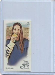 2019 ALLEN & GINTER HILARY KNIGHT MINI CARD #185 ~ USA OLYMPIC HOCKEY ~ QTY