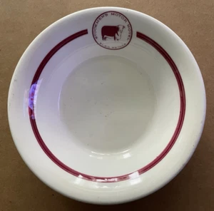 Vintage STOCKMAN'S MOTOR HOTEL Restaurant Shenango China Bowl ELKO NEVADA - Picture 1 of 4