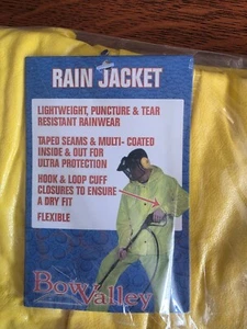 Bow Valley Fishing Rain Suit Jacket And Bibs Set Men's New - XL - Picture 1 of 7