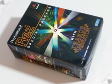 SONY PLAYSTATION PS2 REZ SPECIAL PACKAGE WITH TRANCE VIBRATOR SEALED PAL 