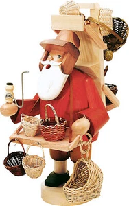 KWO - Räuchermann Korbhändler, Holzkunst, Höhe 23cm - Picture 1 of 1