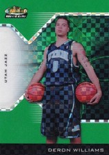 2004-05 Topps Finest Deron Williams RC 11/30 Green X-Fractor Jazz #193