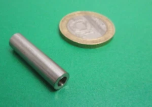 Stainless Steel Spacer, No 6 Screw, .250" OD x .140" ID x 1.00" Length, 10 pcs - Picture 1 of 11