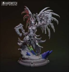 Miniatura De Guerrera Demoníaca Con Hacha Para TTRPG's Como DnD 5e Pathfinder - Bild 1 von 20