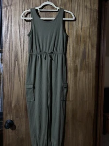 Wonder nation girls jumpsuit. Super soft. Army green. Size L(10/12) - Picture 1 of 6
