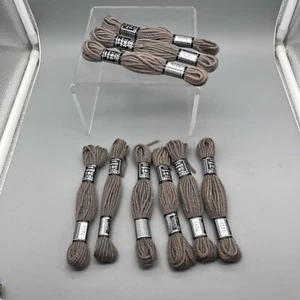 NEW Latte Colored Laine Tapisserie DMC - Tapestry 100% Wool 9 Skeins #7275 - Picture 1 of 7