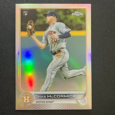 2022 Topps Chrome #43 Chas McCormick Refractor RC - Image 1 of 2