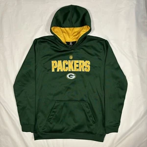 Green Bay Packers NFL Team Apparel Hoodie Youth XL/Mens Small - Picture 1 of 6