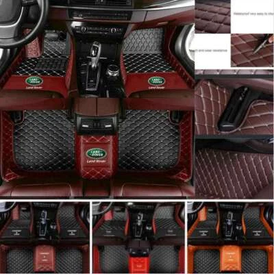 Alfombrillas de coche para Land Rover Range Rover alfombras de lujo para todo tipo de clima personalizadas automáticas Foto 1 de 4
