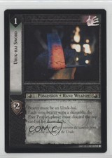 2001 The Lord of Rings TCG: Fellowship Ring Expansion Set Uruk-Hair Sword s1t