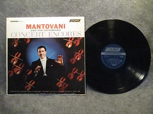 33 RPM LP Record Mantovani & Orchestra Concert Encores London Records PS 133 VG+ - Imagen 1 de 2