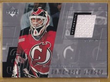 2000-01 Upper Deck Game Jerseys #MB Martin Brodeur Ser.1 - New Jersey Devils