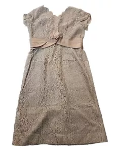 Vintage 50's Sensibly Young Fashions Shift Dress Size Large Union Tag Label - Picture 1 of 6