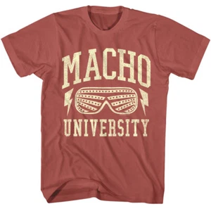 Macho Man University Men's T Shirt Randy Savage Wrestling School - Picture 1 of 3