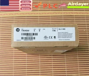 New Factory Sealed AB 1746-NO4V SER A SLC 500 PLC Analog Output Module 1746NO4V - Picture 1 of 1