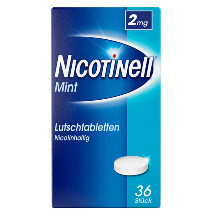 NICOTINELL Lutschtabletten 2 mg Mint · 36 St · PZN 07006448 - Bild 1 von 1