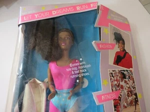 MUÑECA DE MODA FLO JO 11,5" DE LJN TOYS LTD 1989 #2501 NUEVA EN CAJA CON PEGATINAS PARA UÑAS - Imagen 1 de 6