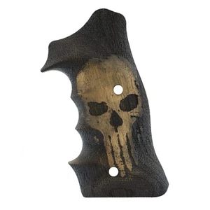S&W 44 N Frame Roundbutt Walnut Wood Grips - Picture 1 of 1