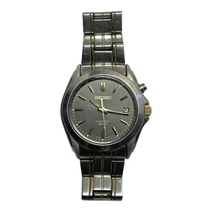 Reloj SEIKO KINETIC HOMBRE Acero Inoxidable 2 TONOS 5M62-0AV0 Japón - Imagen 1 de 5